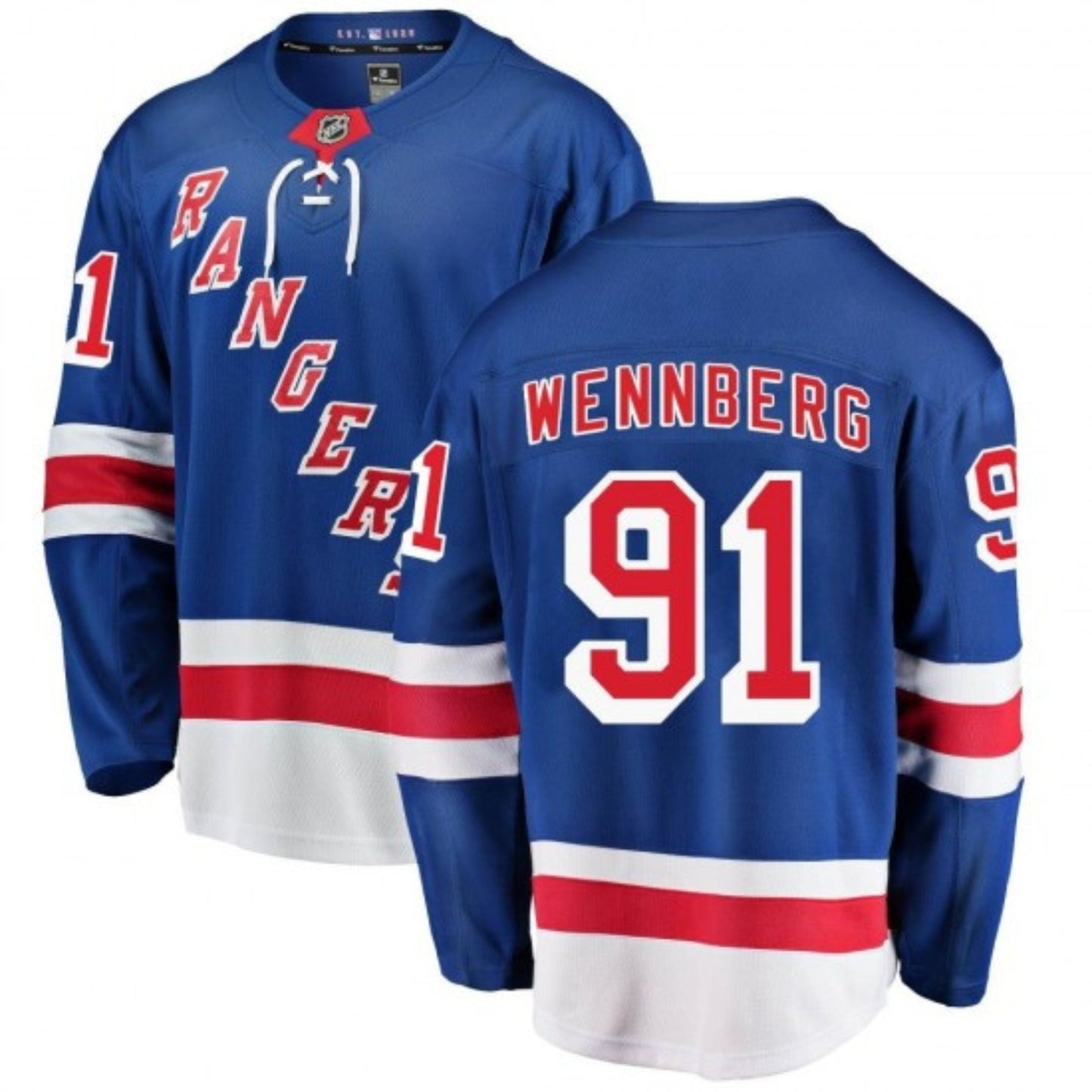 NHL Alex Wennberg New York Rangers 91 Jersey