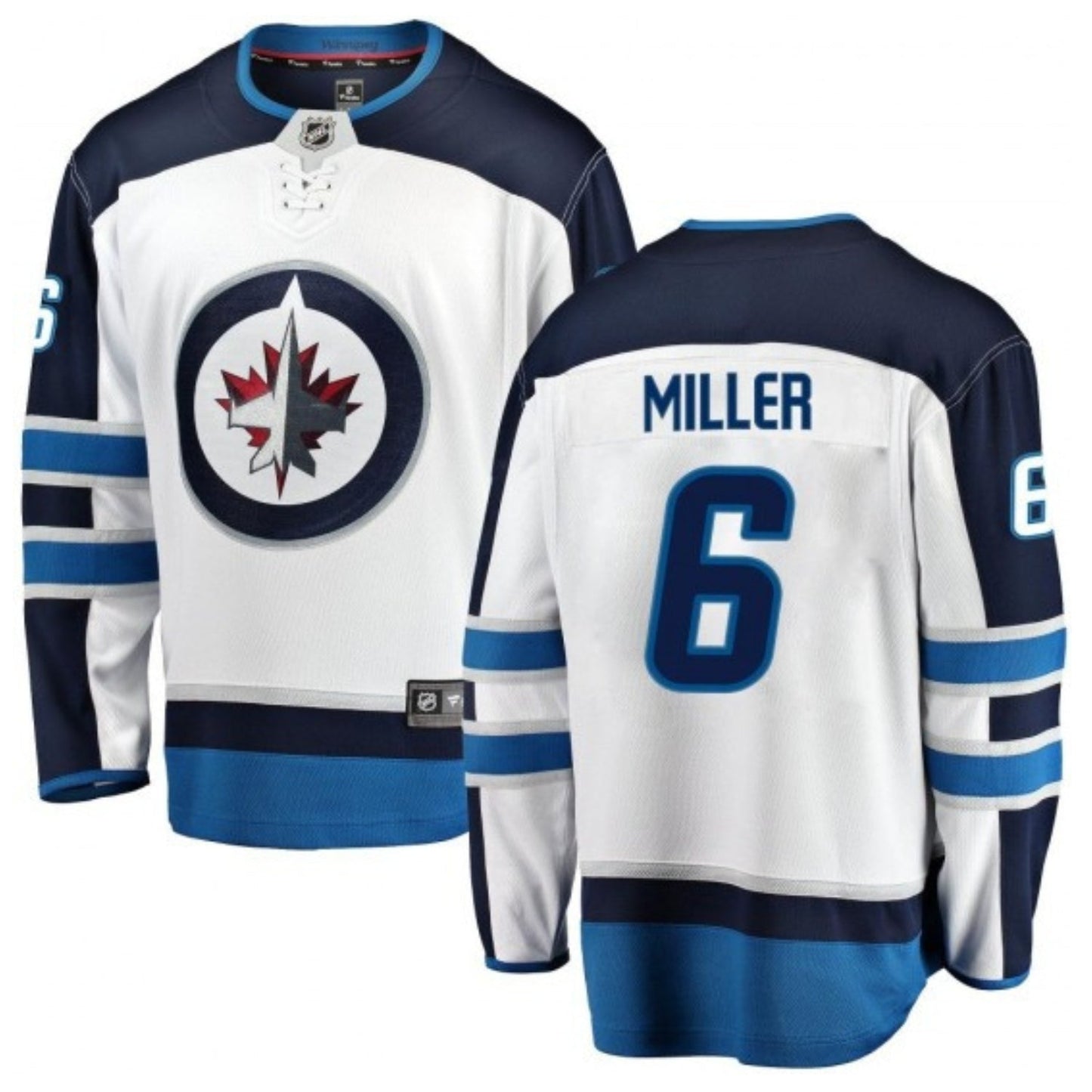 NHL Colin Miller Winnipeg Jets 6 Jersey