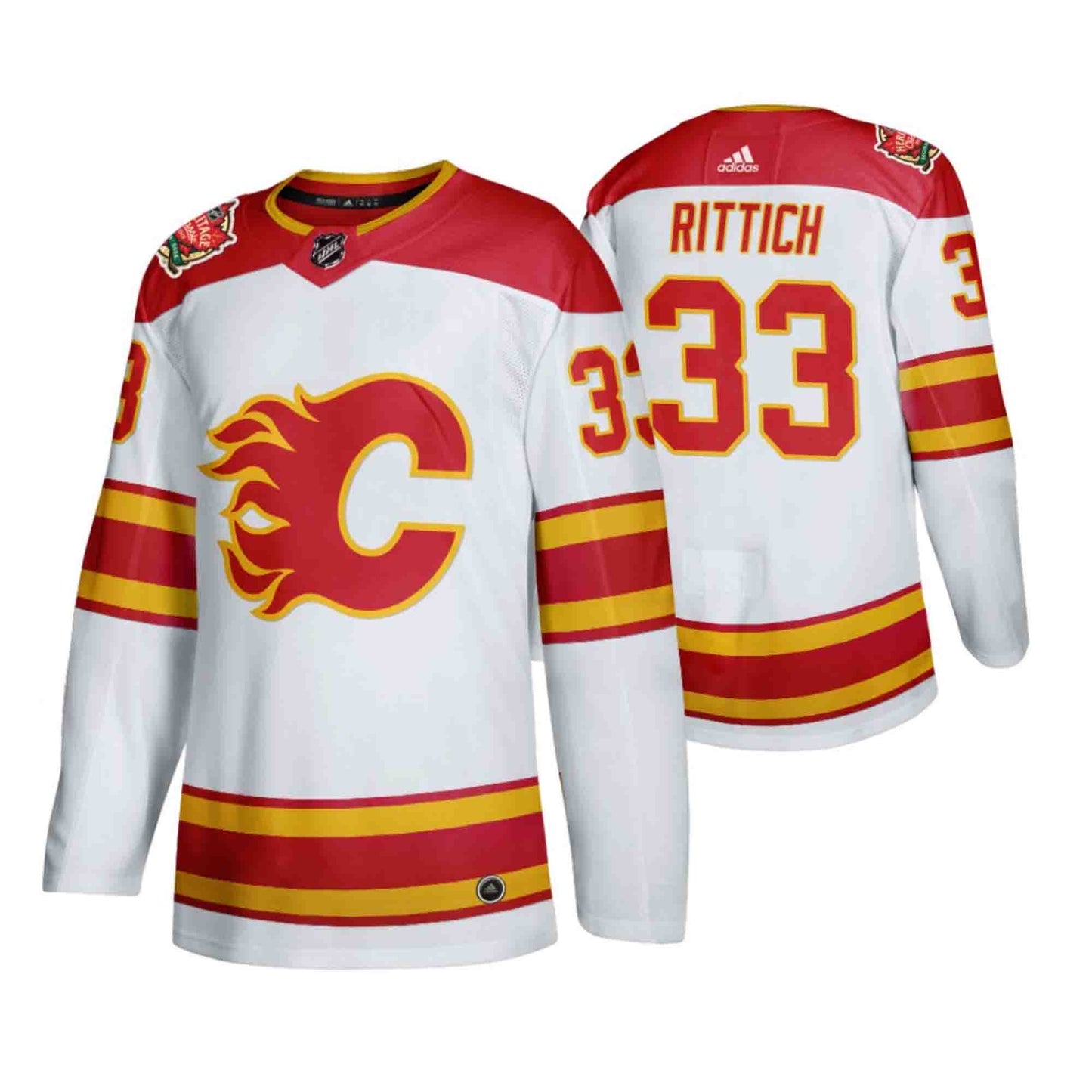 NHL David Rittich Calgary Flames 33 Jersey