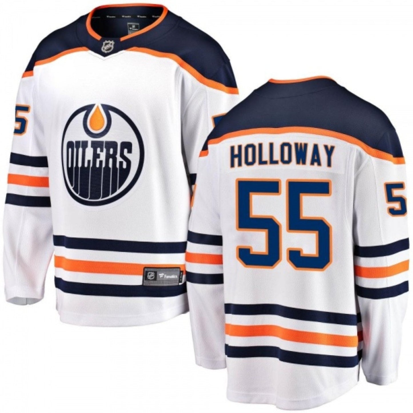 NHL Dylan Holloway Edmonton Oilers 55 Jersey