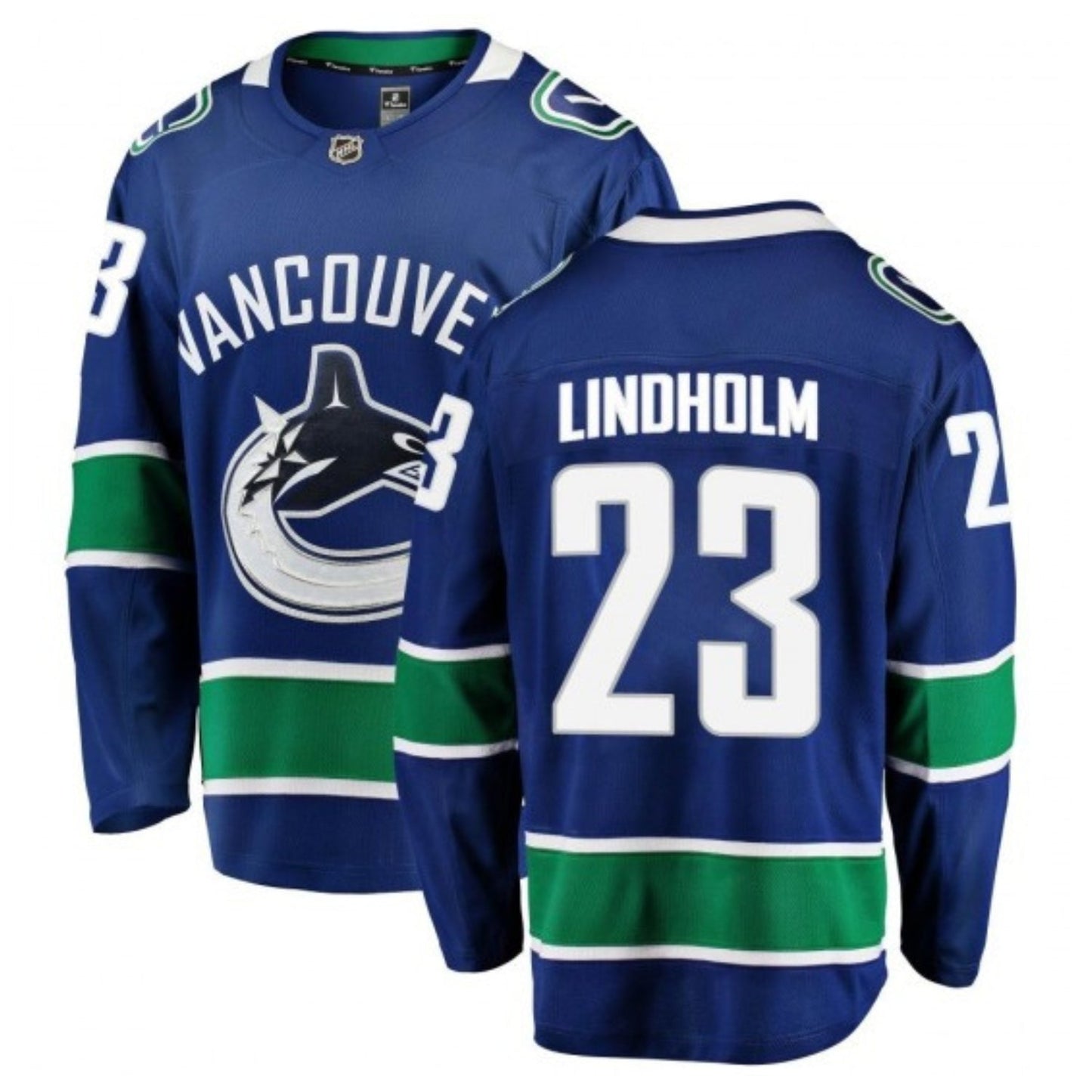 NHL Elias Lindholm Vancouver Canucks 23 Jersey
