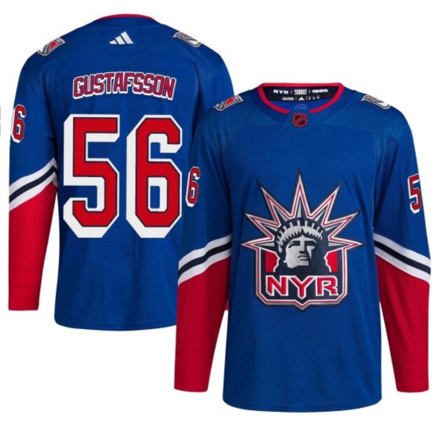 NHL Erik Gustafsson New York Rangers 56 Jersey