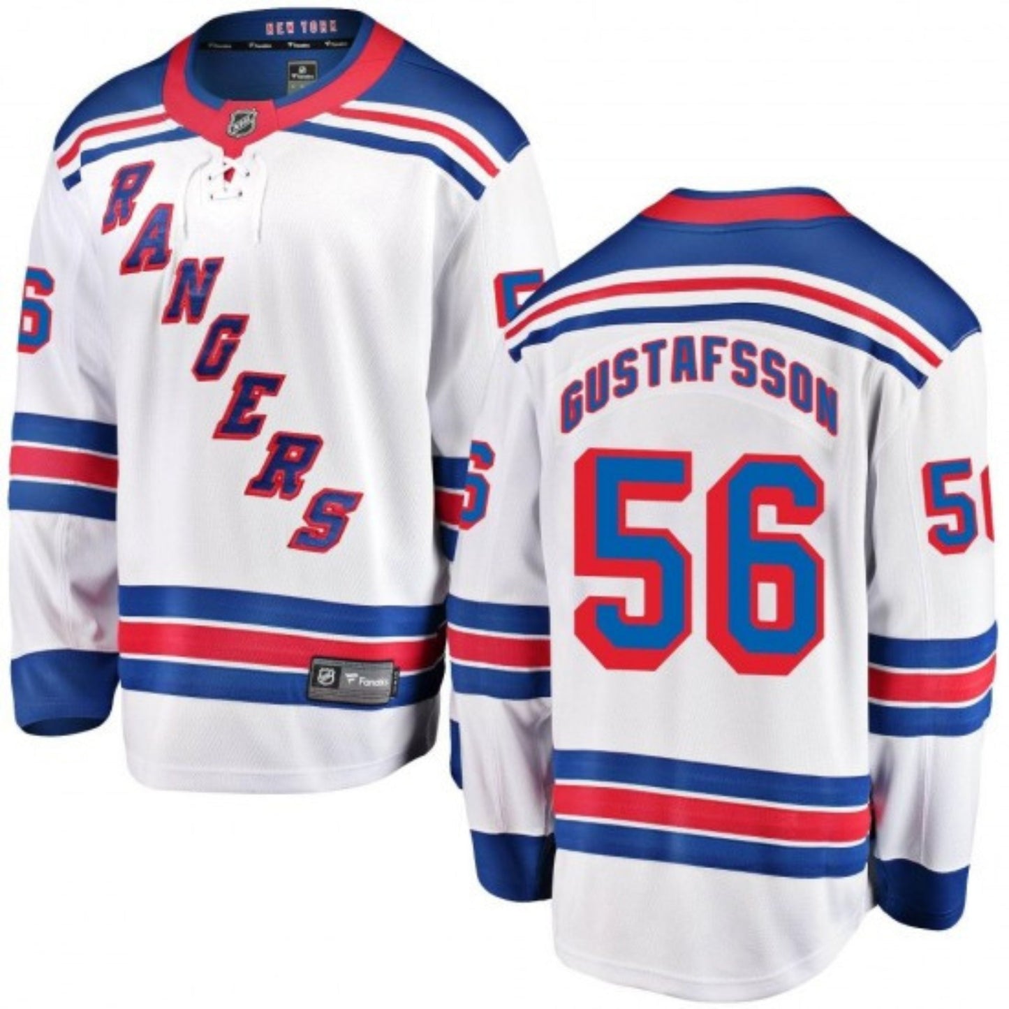 NHL Erik Gustafsson New York Rangers 56 Jersey