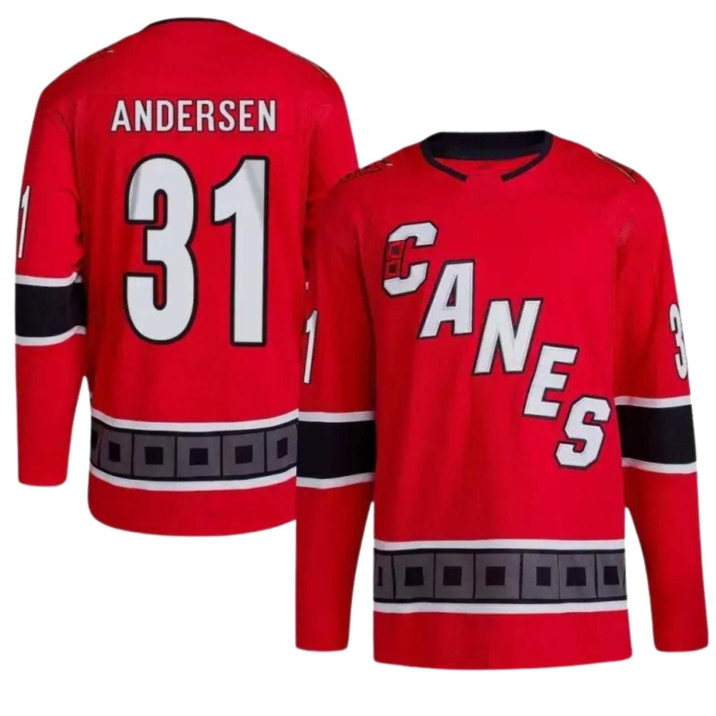 NHL Frederik Andersen Carolina Hurricanes 31 Jersey