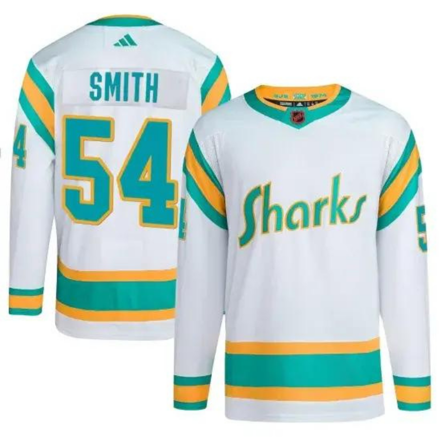 NHL Givani Smith San Jose Sharks 54 Jersey