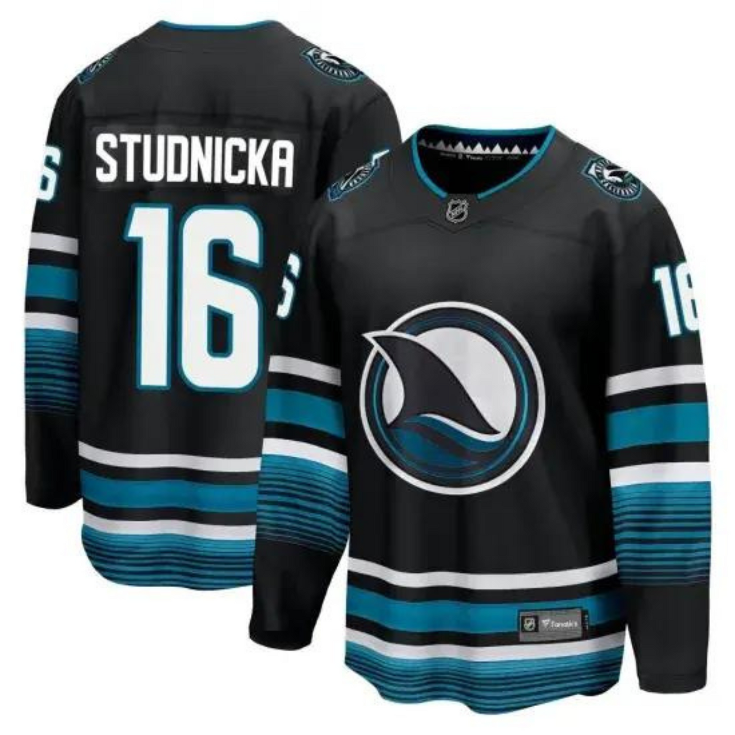 NHL Jack Studnicka San Jose Sharks 16 Jersey