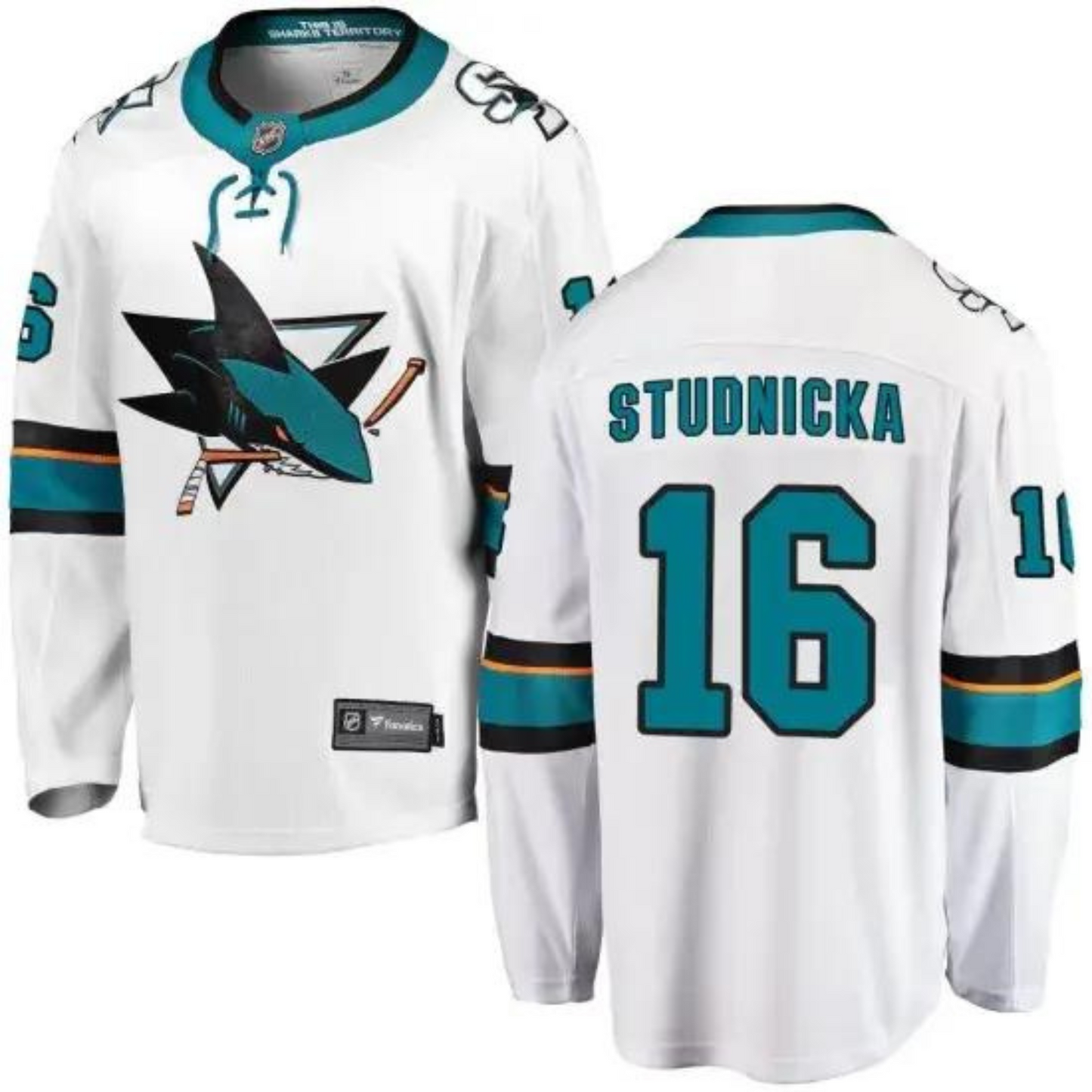 NHL Jack Studnicka San Jose Sharks 16 Jersey