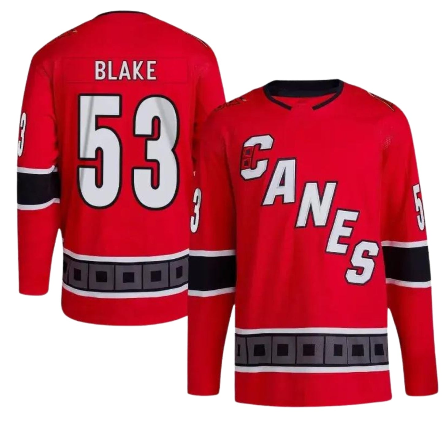 NHL Jackson Blake Carolina Hurricanes 53 Jersey
