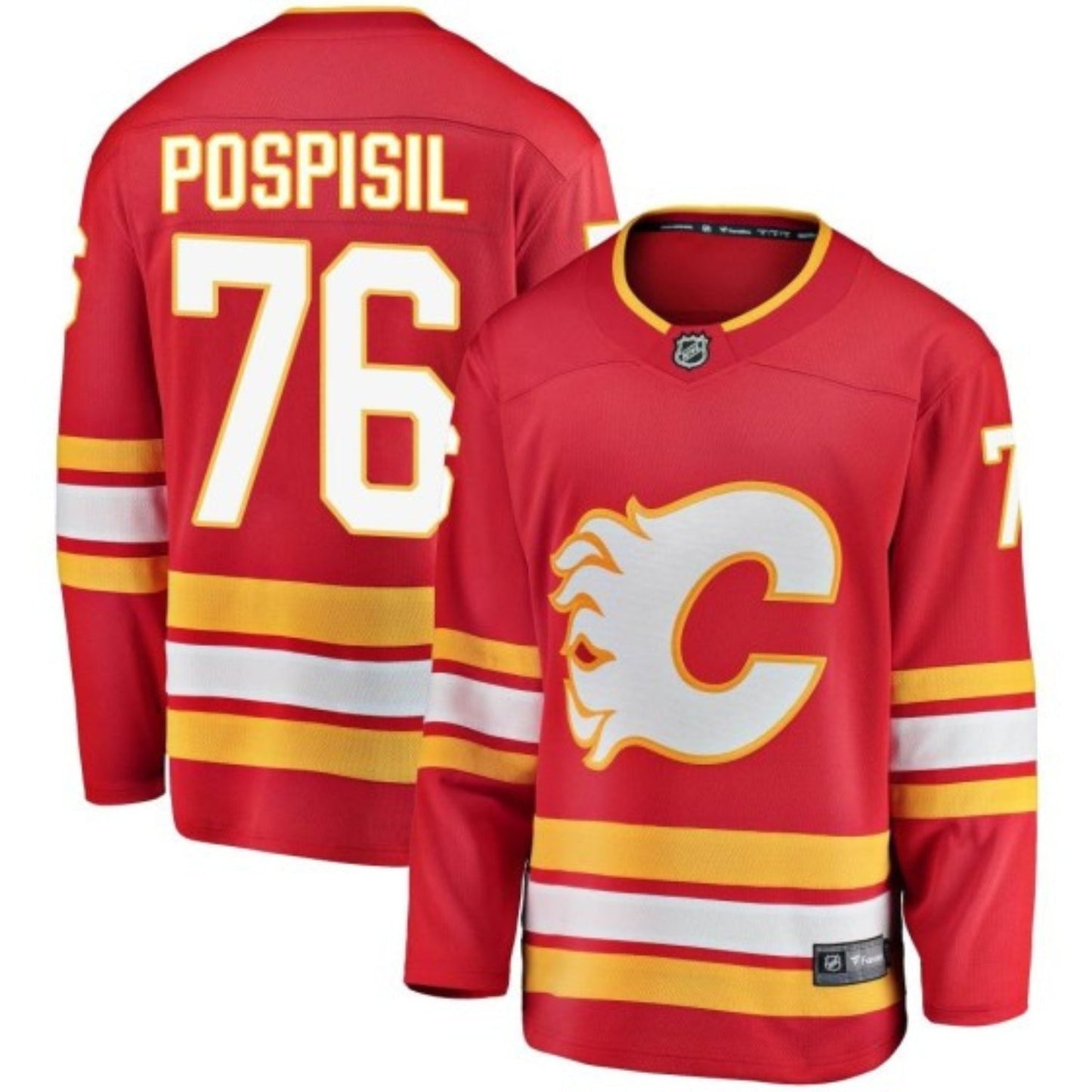 NHL Martin Pospisil Calgary Flames 76 Jersey