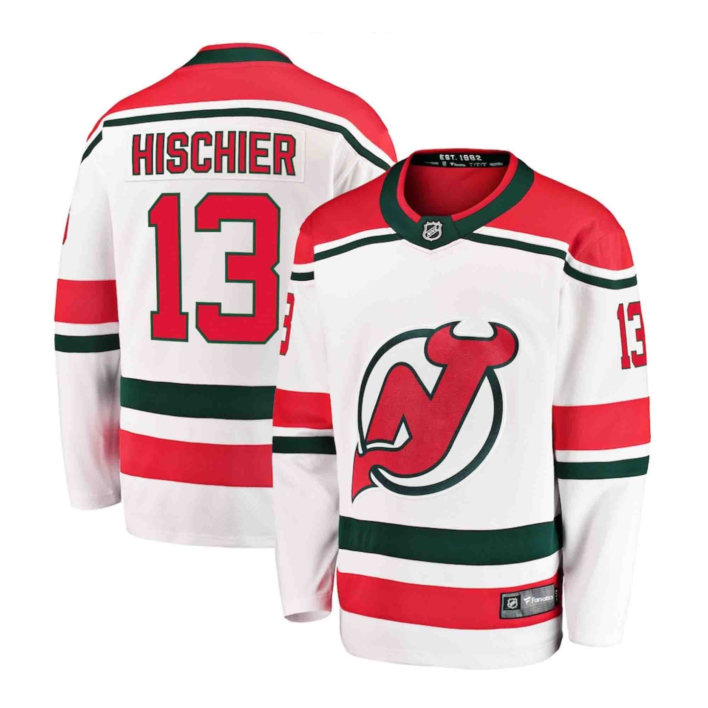 NHL Nico Hischier New Jersey Devils 13 Jersey