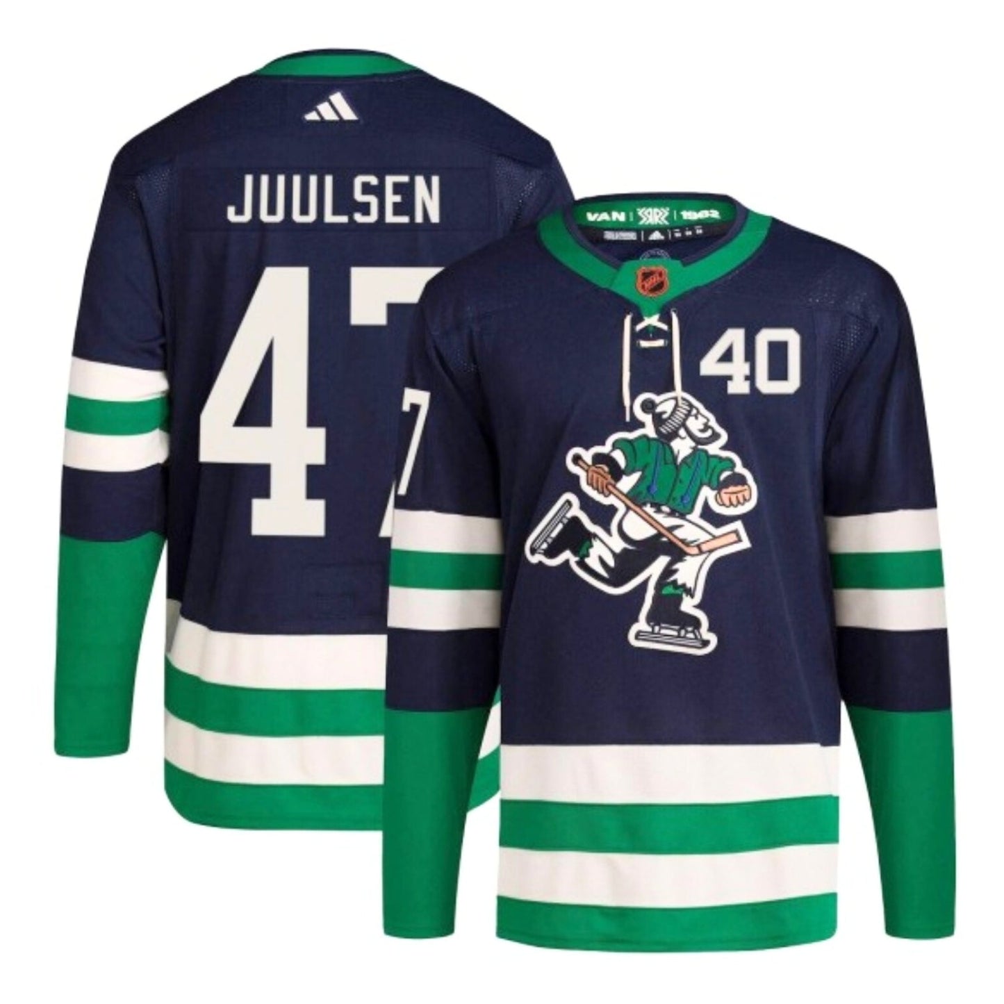 NHL Noah Juulsen Vancouver Canucks 47 Jersey