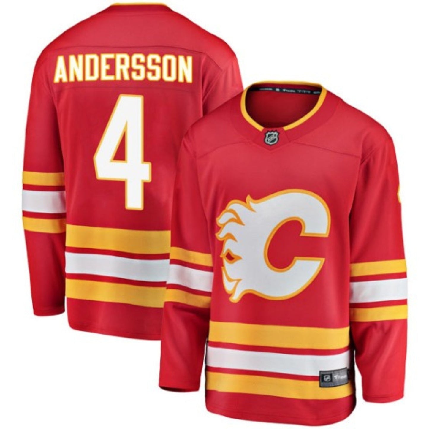 NHL Rasmus Andersson Calgary Flames 4 Jersey