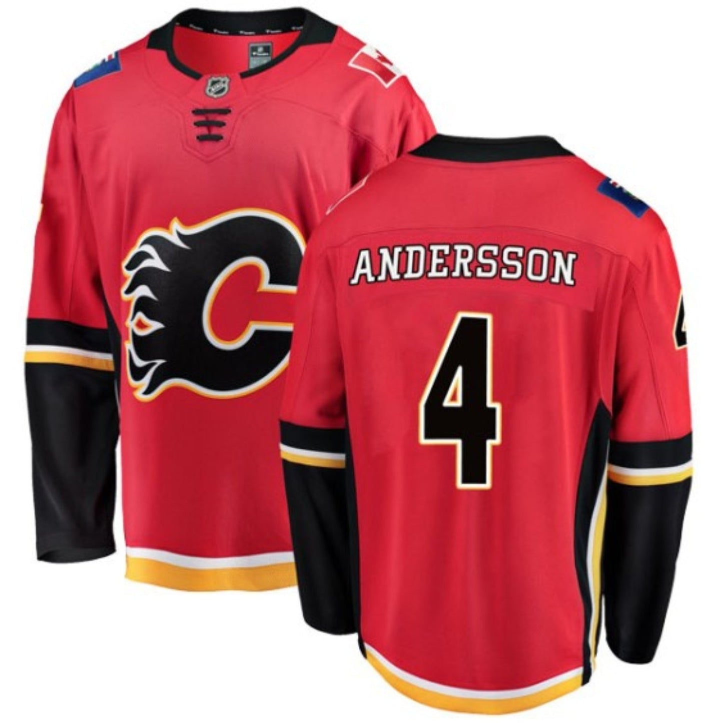 NHL Rasmus Andersson Calgary Flames 4 Jersey