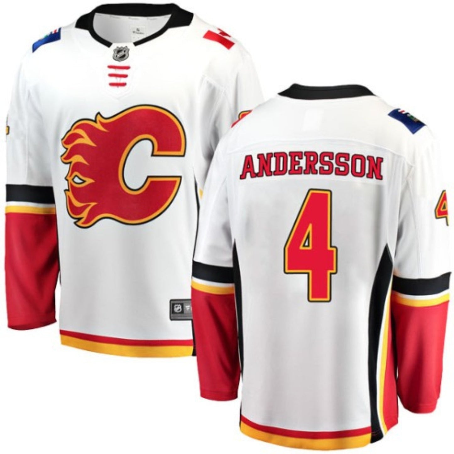 NHL Rasmus Andersson Calgary Flames 4 Jersey