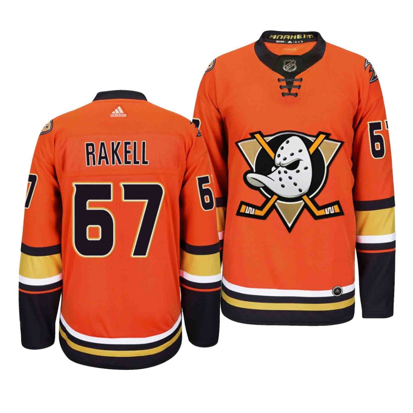 NHL Rickard Rakell Anaheim Ducks 67 Jersey
