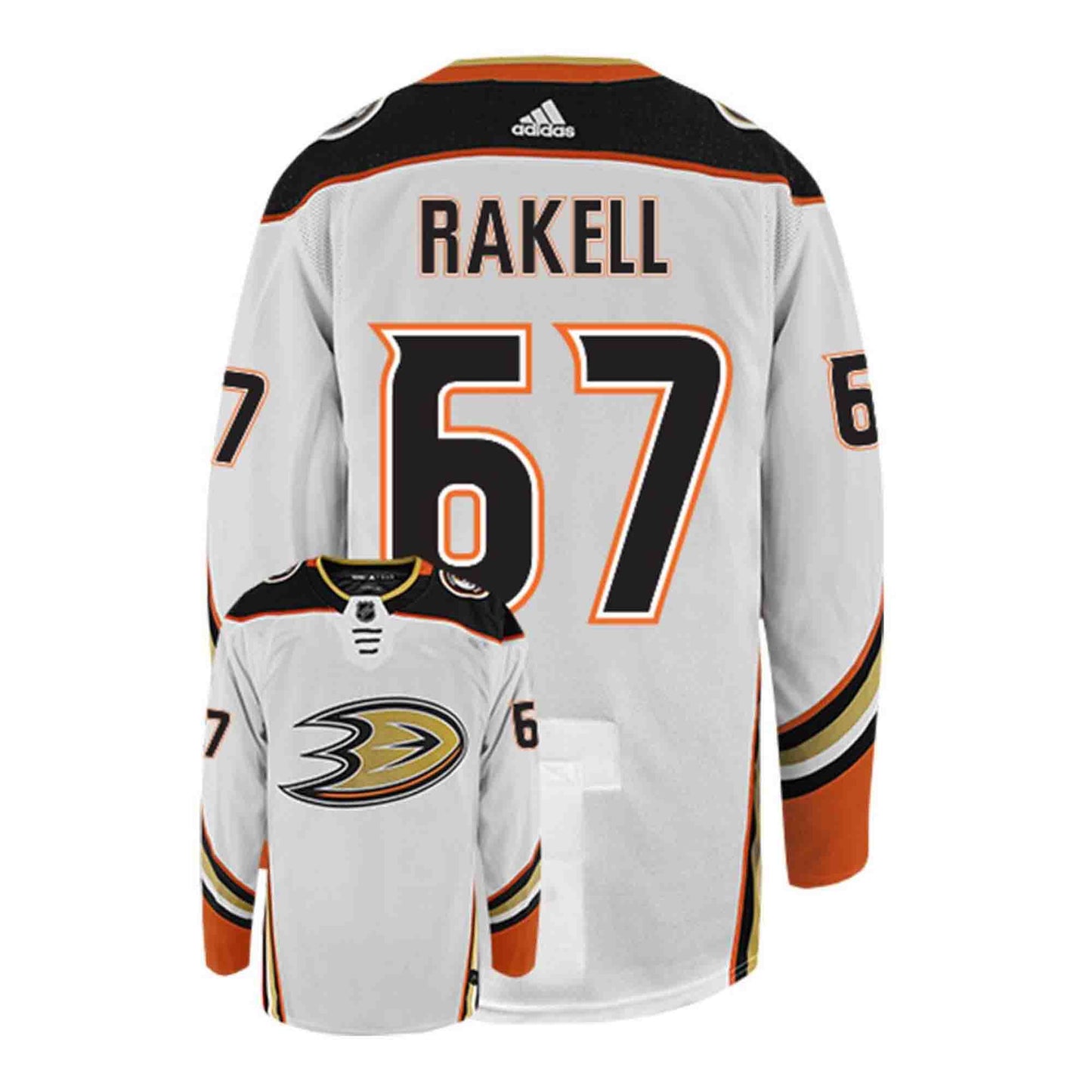 NHL Rickard Rakell Anaheim Ducks 67 Jersey