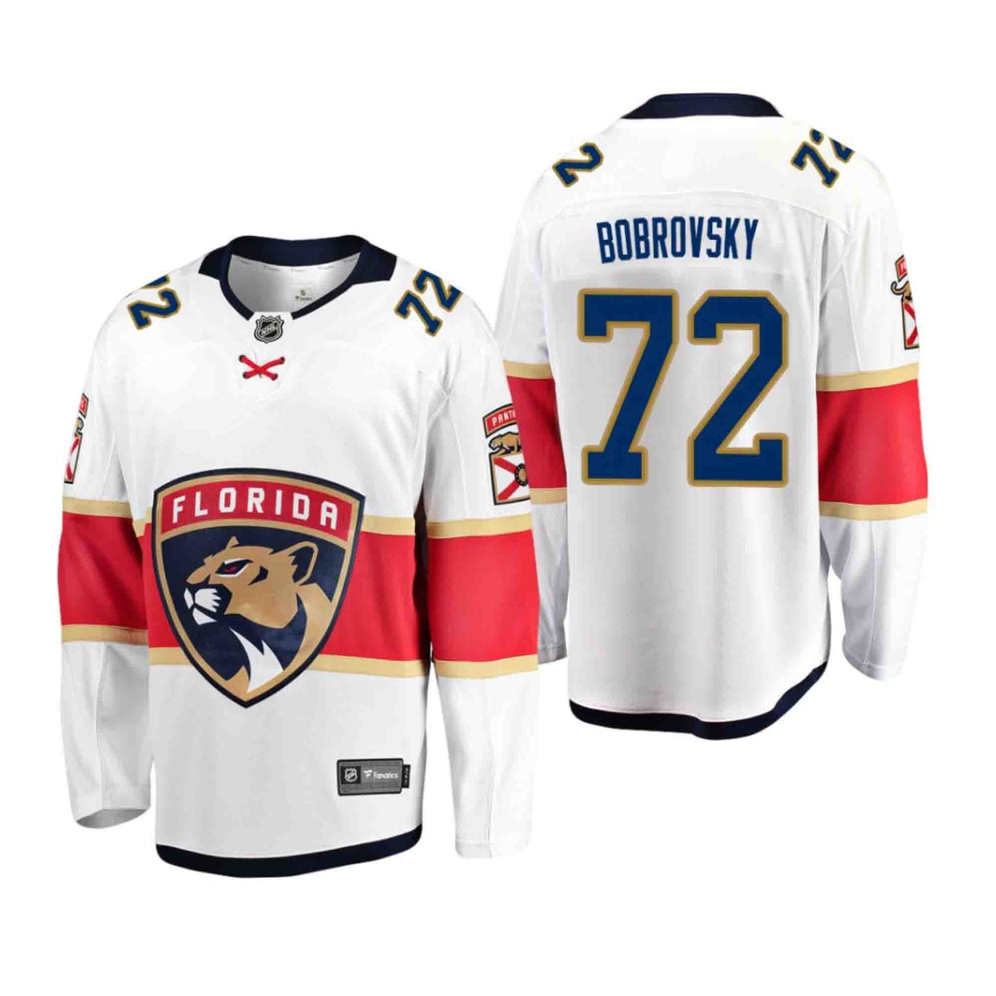NHL Sergei Bobrovsky Florida Panthers 72 Jersey