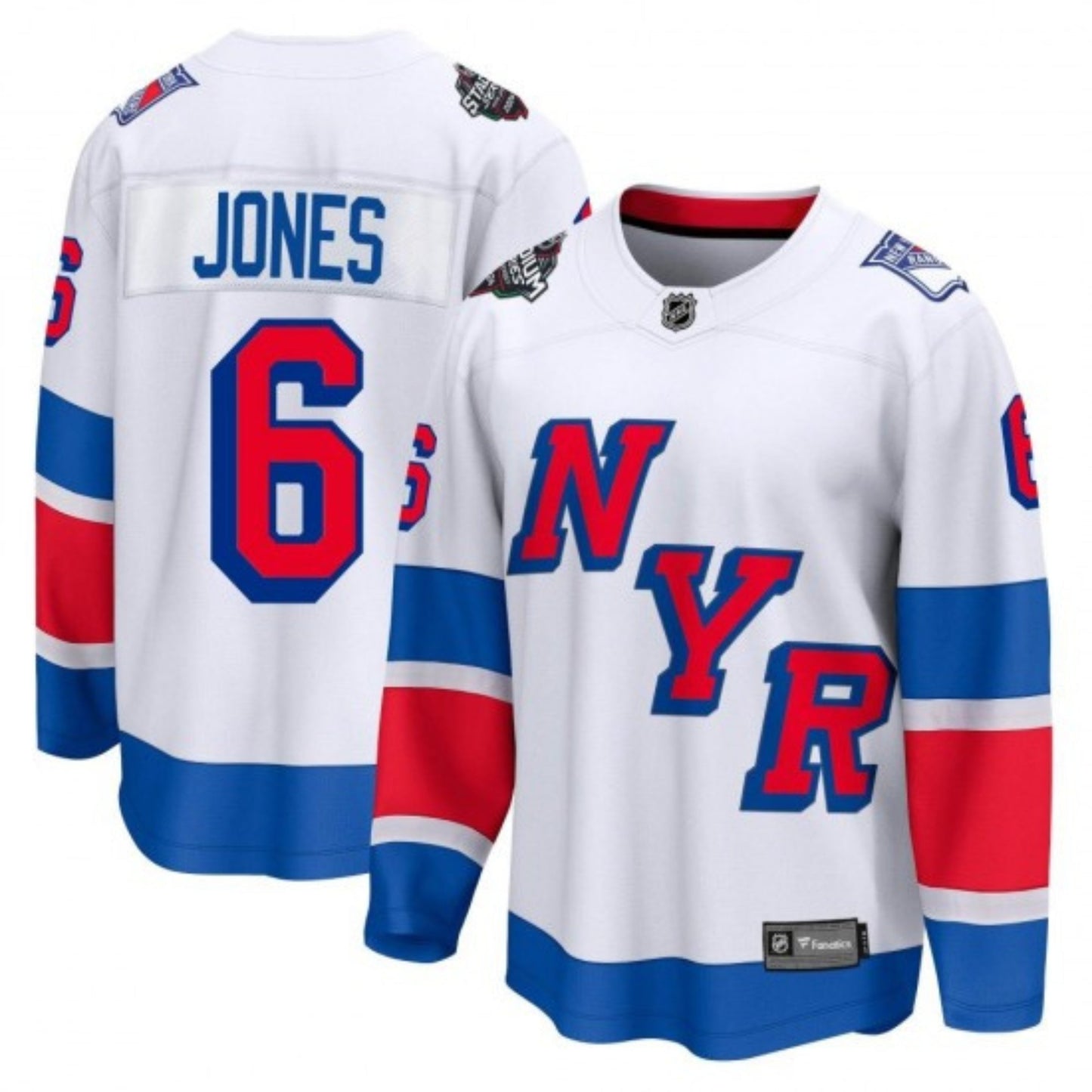 NHL Zac Jones New York Rangers 6 Jersey