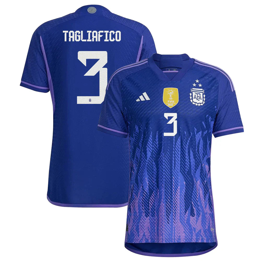 Nicolas Tagliafico Argentina 3 FIFA World Cup Jersey