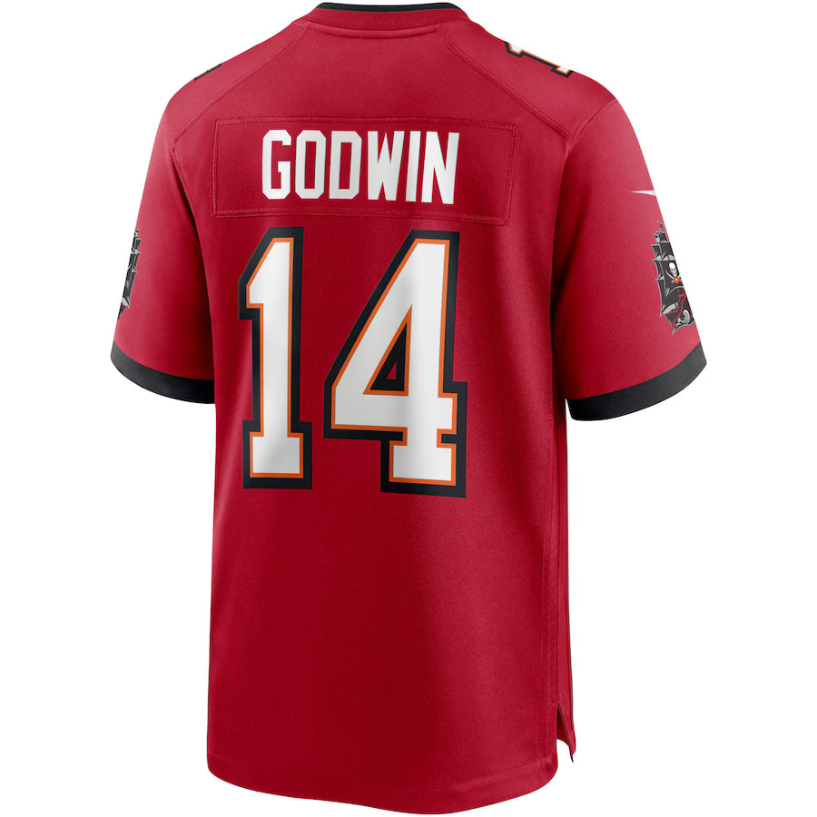 NFL Tampa Bay Buccaneers Game Team Colour Jersey - Gym Red - Chris Godwin