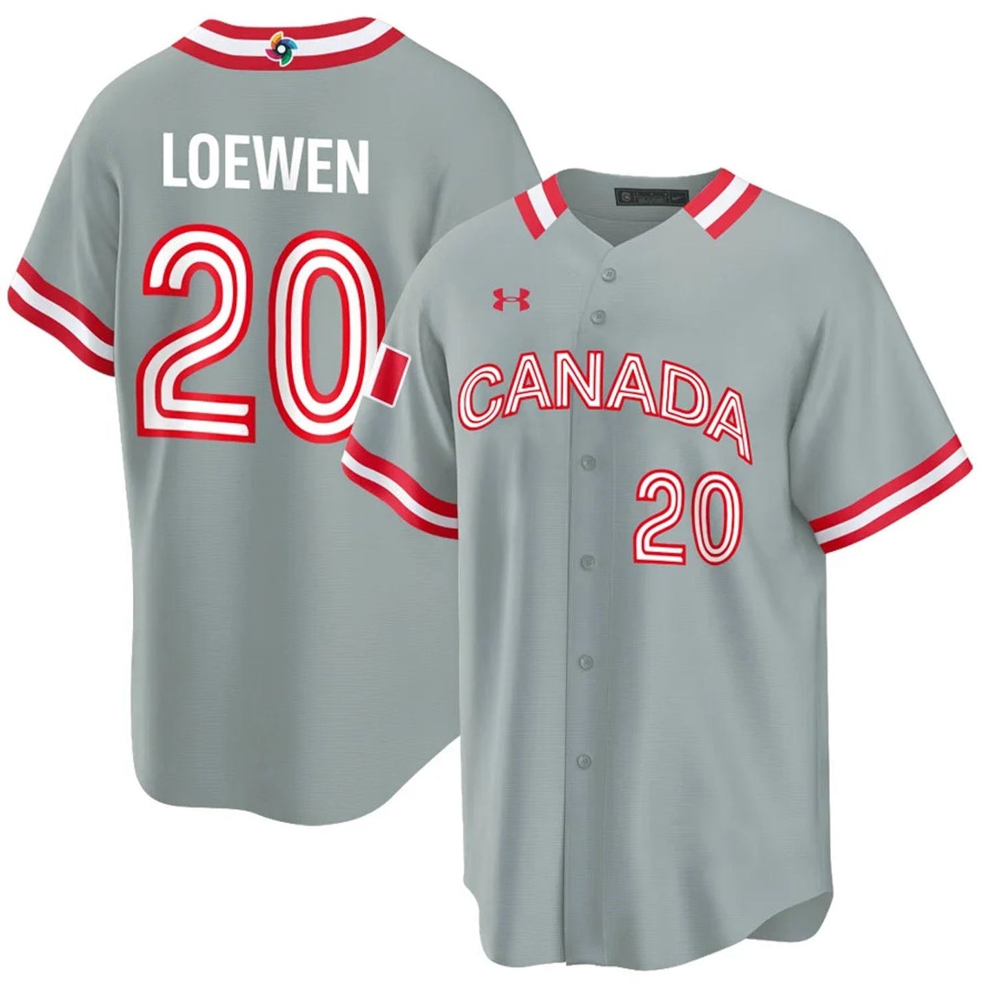 WBC Adam Loewen Canada 20 Jersey