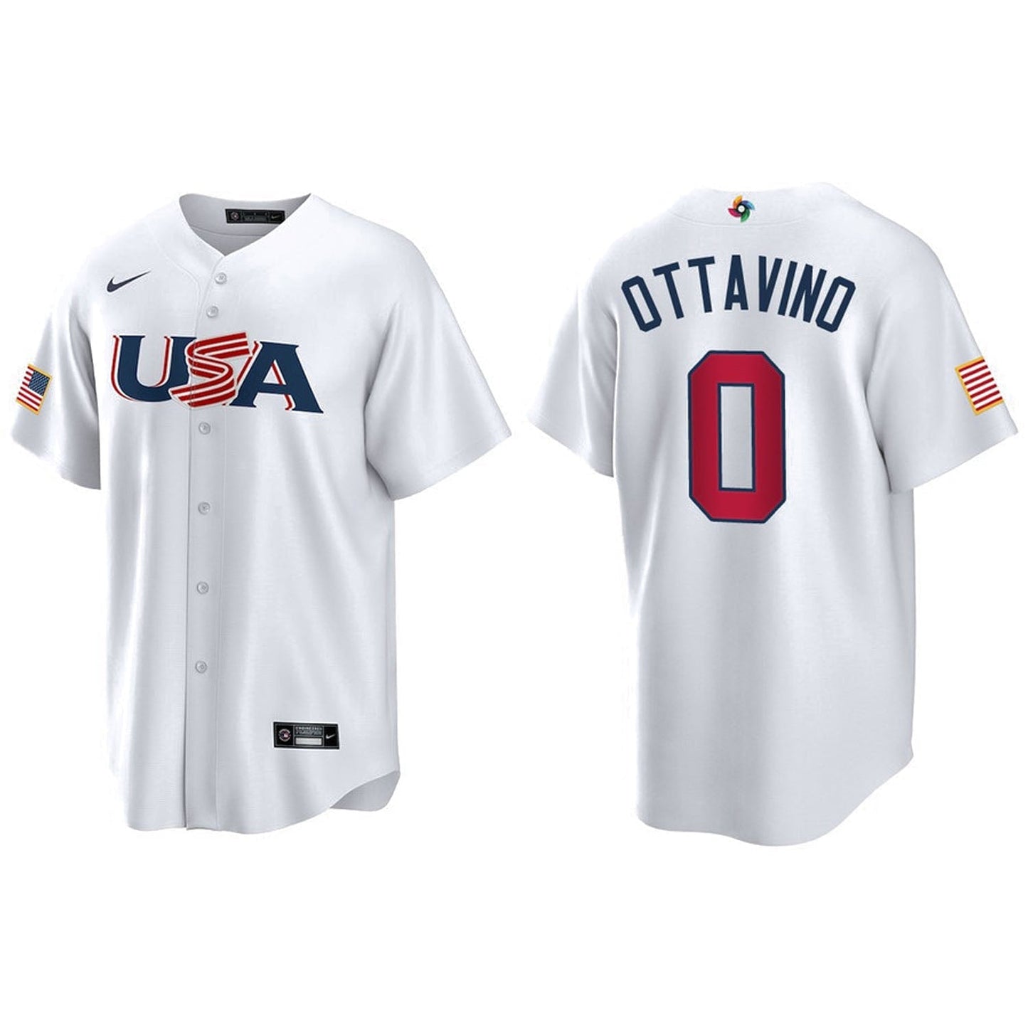 WBC Adam Ottavino USA 0 Jersey