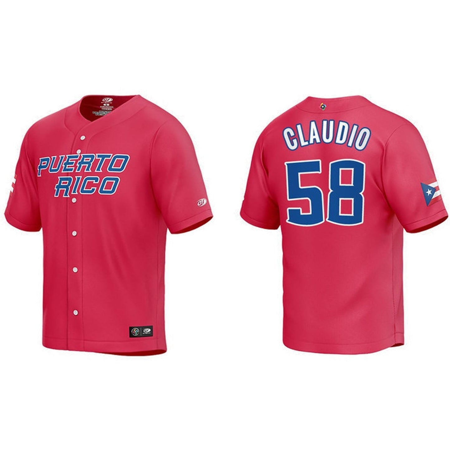 WBC Alex Claudio Puerto Rico 58 Jersey
