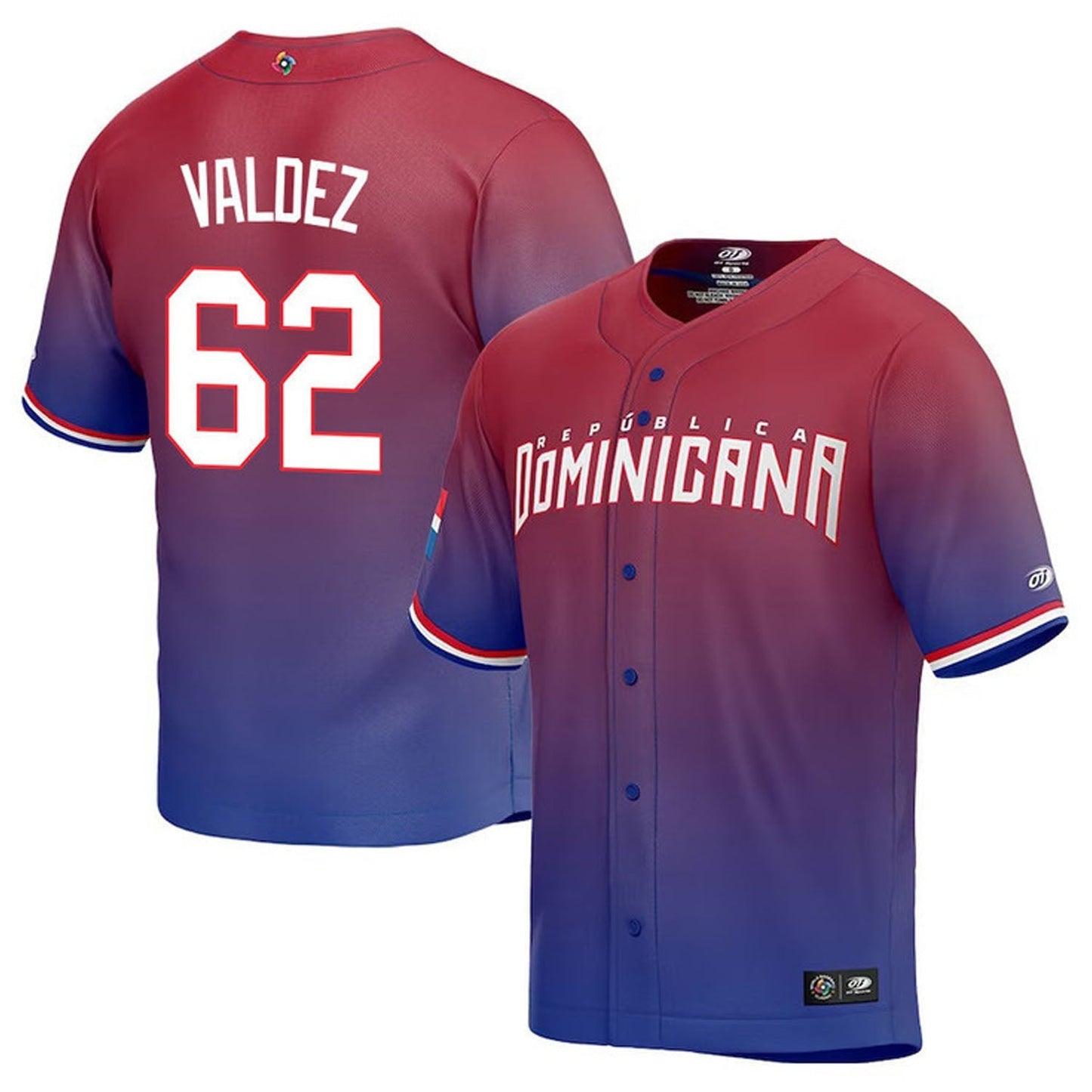 WBC César Valdez Dominican Republic 62 Jersey