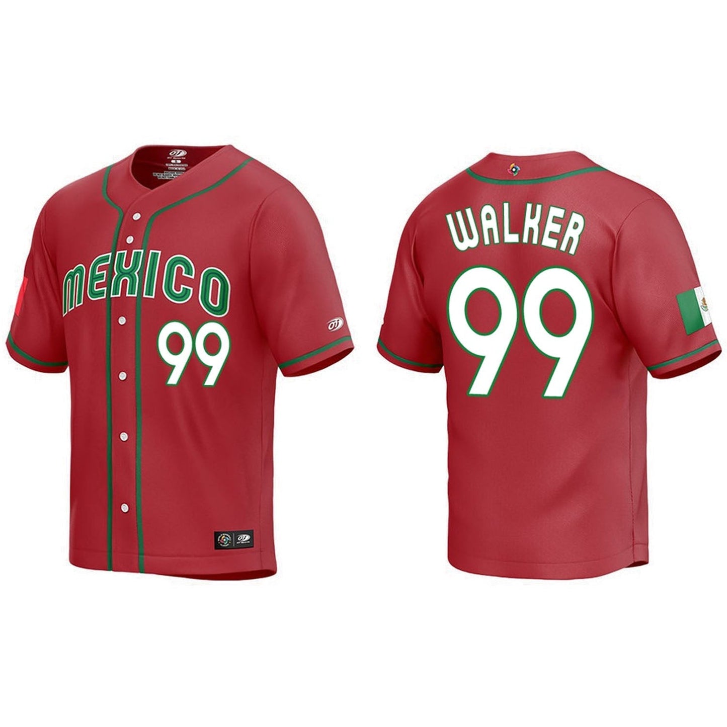 WBC Taijuan Walker Mexico 99 Jersey