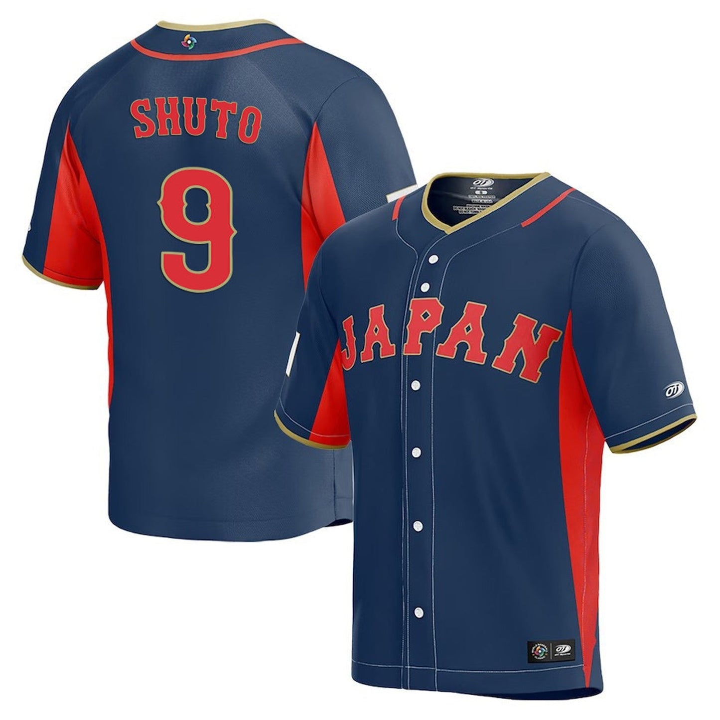 WBC Ukyo Shuto Japan 9 Jersey