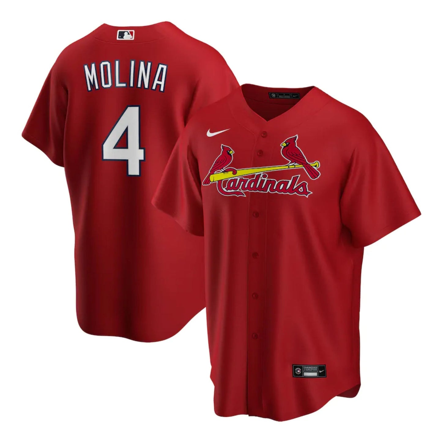 Yadier Molina St. Louis Cardinals 4 Jersey