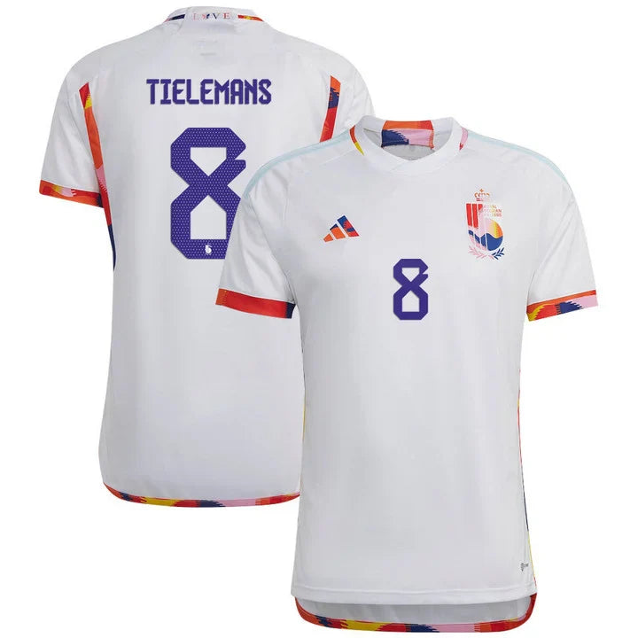 Youri Tielemans Belgium 8 FIFA World Cup Jersey