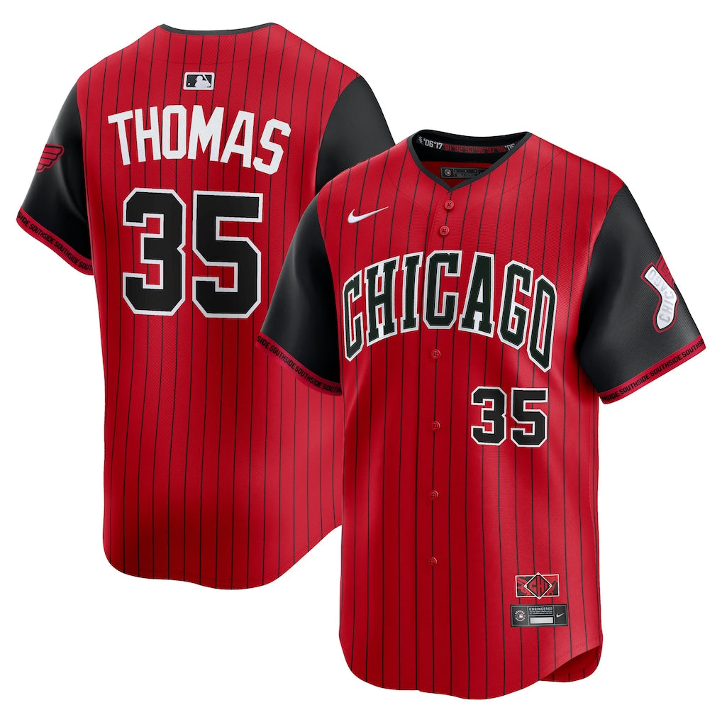 Frank Thomas Chicago White Sox 2025-26 City Connect Limited Player Jersey - Red/Black