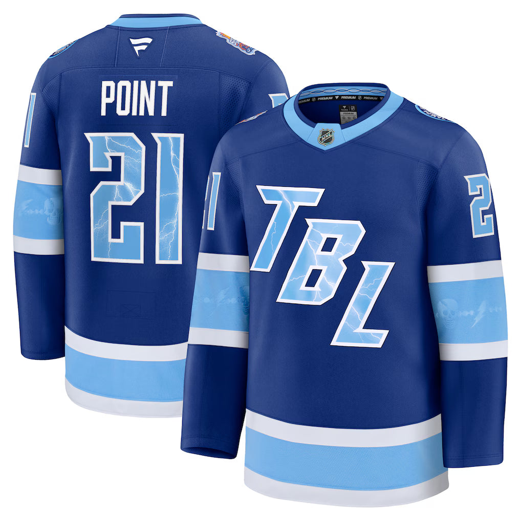 Brayden Point Tampa Bay Lightning Stadium Series Premium Jersey - Blue