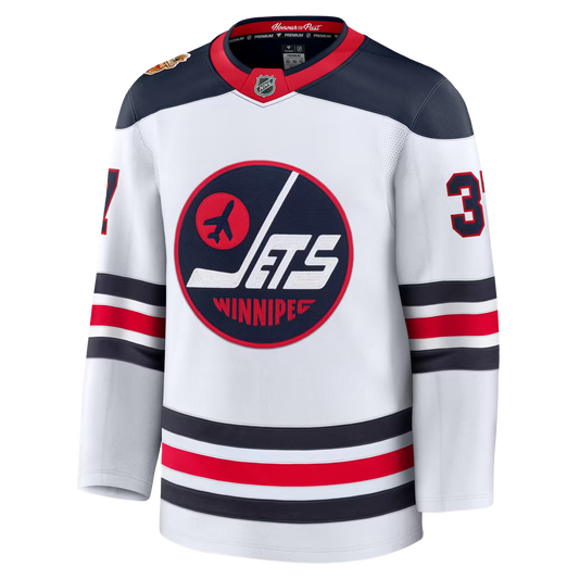 Connor Hellebuyck #37 Winnipeg Jets Premium Hockey Jerseys