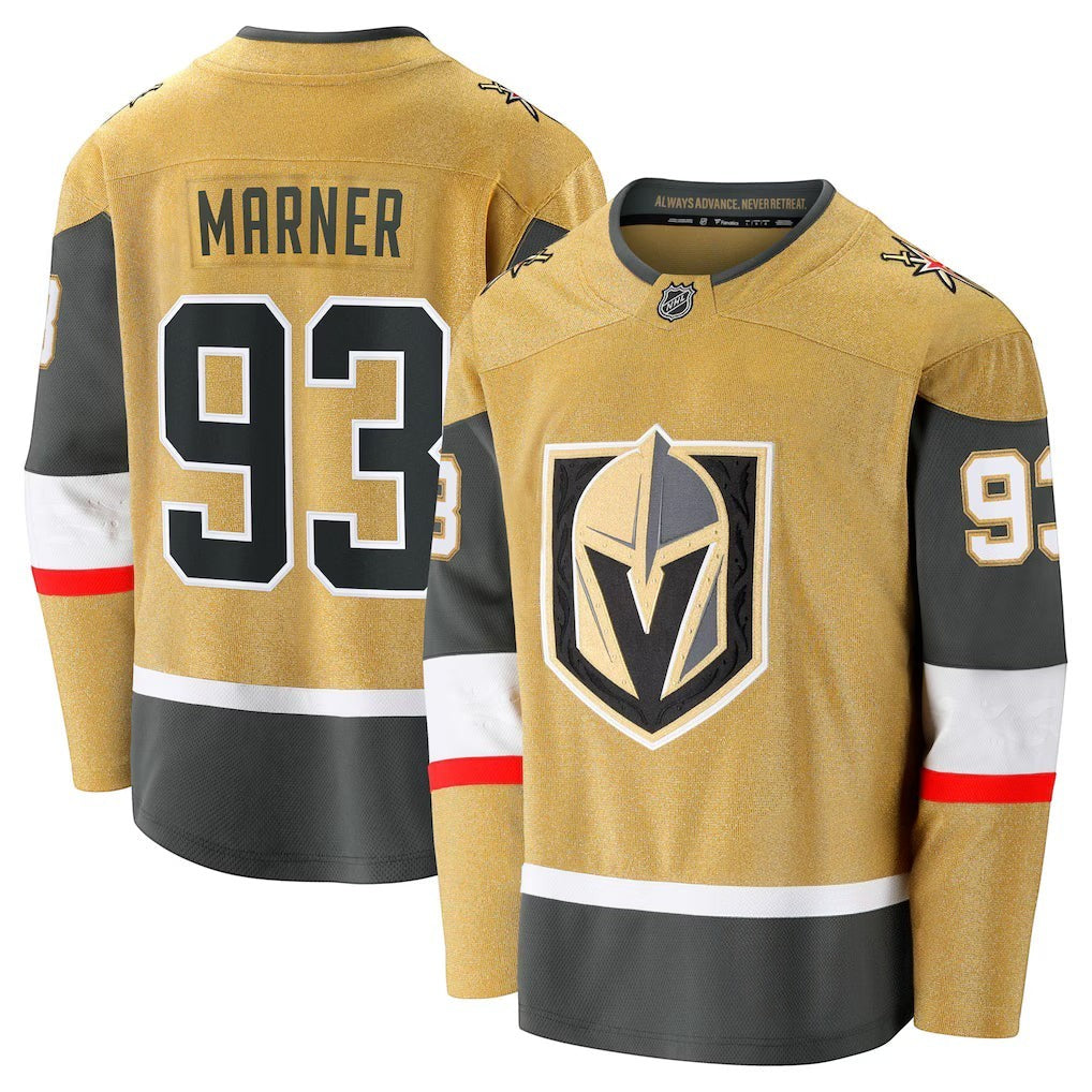 Mitch Marner Vegas Golden Knights Home Breakaway Jersey in gold