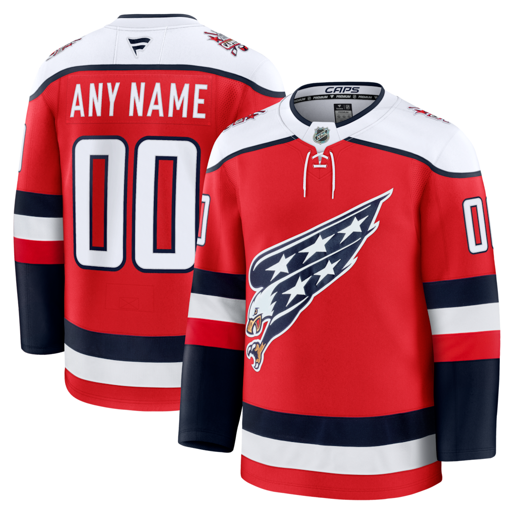 Washington Capitals Alternate Premium Custom Jersey - Red