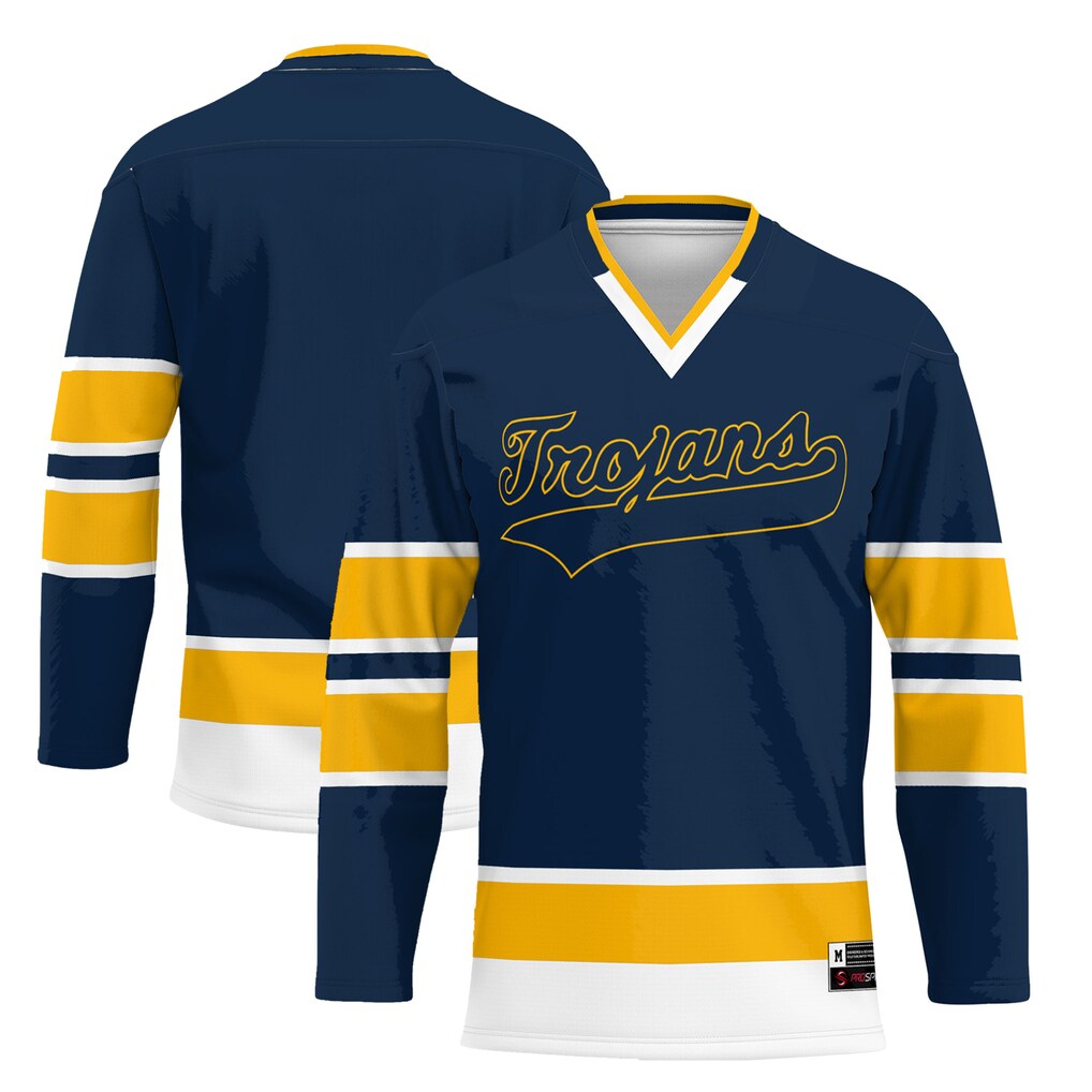Central Alabama Community College Trojans GameDay Greats Hockey Jersey - Navy -