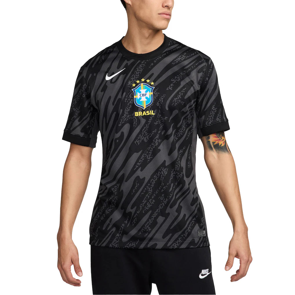 Brazil National Team 2026 Goalkeeper Stadium Jersey - Anthracite