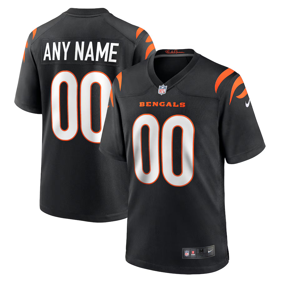 Cincinnati Bengals Game Custom Jersey - Black - NFL