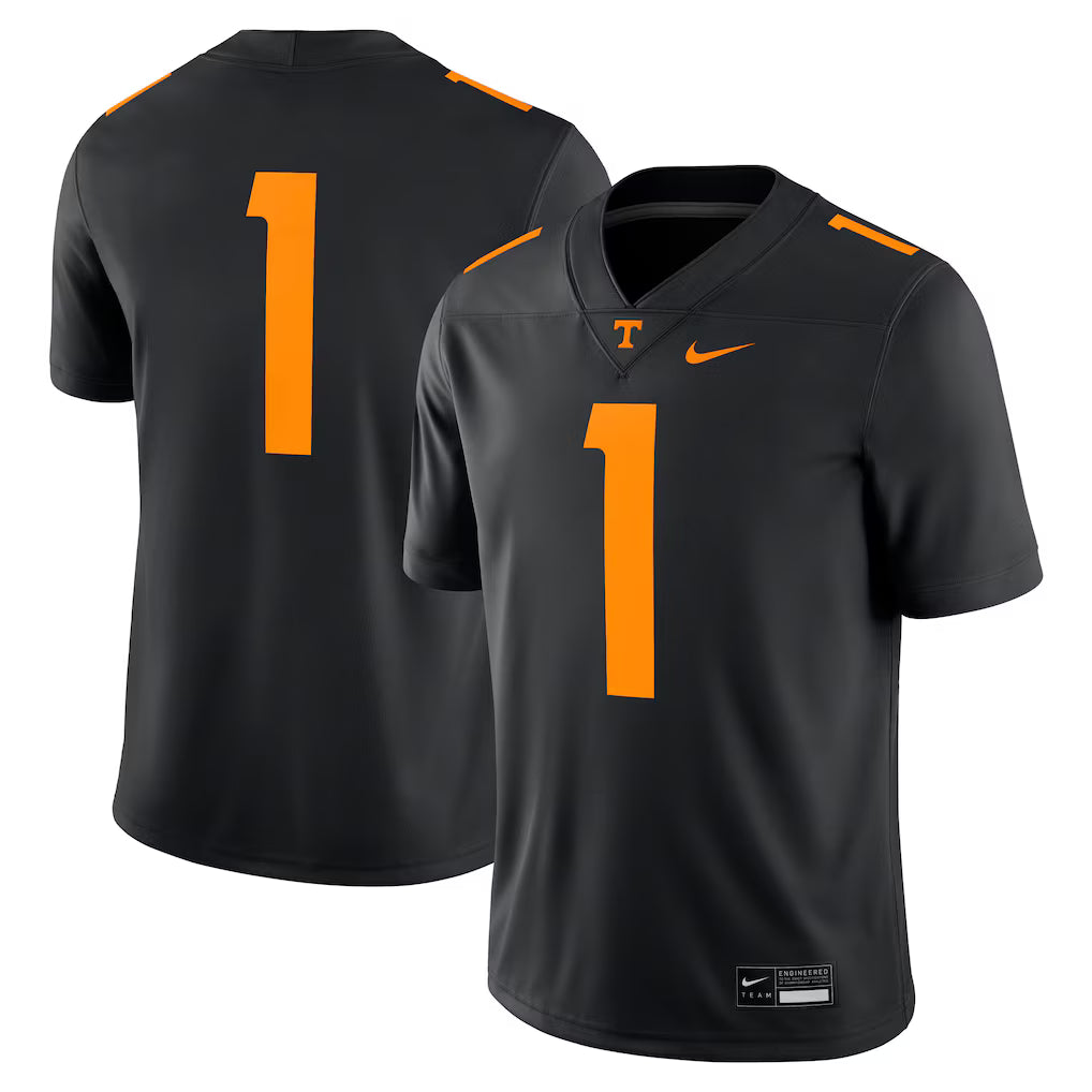 Tennessee Volunteers Alternate Game Jersey - Black -