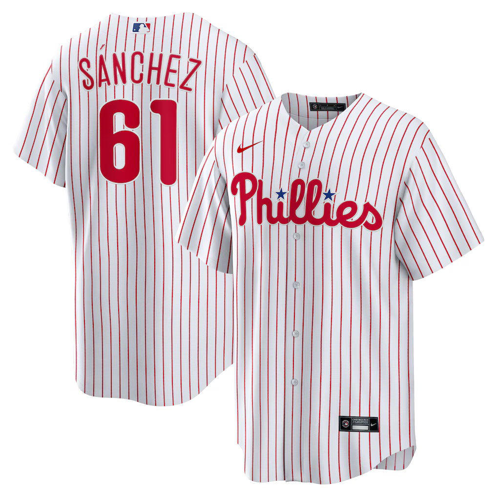 Cristopher Sanchez Philadelphia Phillies Jersey - White