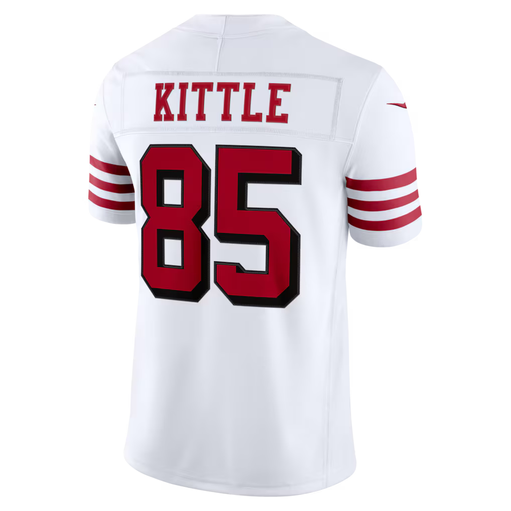 George Kittle #85 San Francisco 49ers White Football Fan Jersey