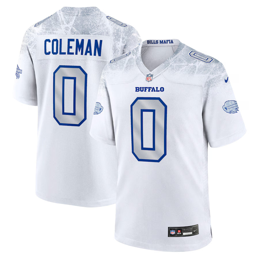 Keon Coleman Buffalo Bills 2025 Rivalries Collection Game Jersey - White - NFL