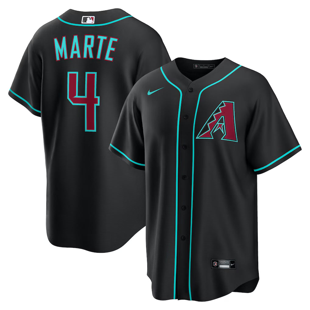 Ketel Marte Arizona Diamondbacks Jersey - Black - MLB
