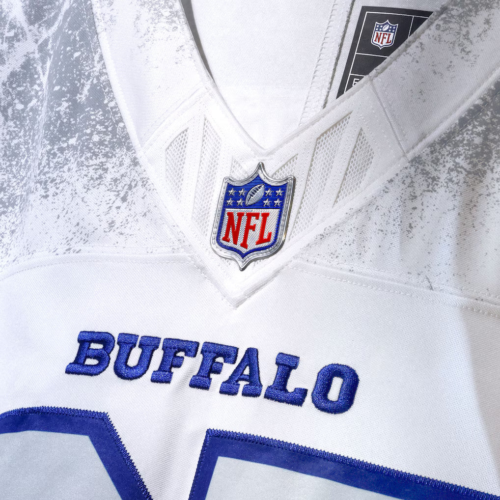 Khalil Shakir #10 Buffalo Bills White Football Game Jersey