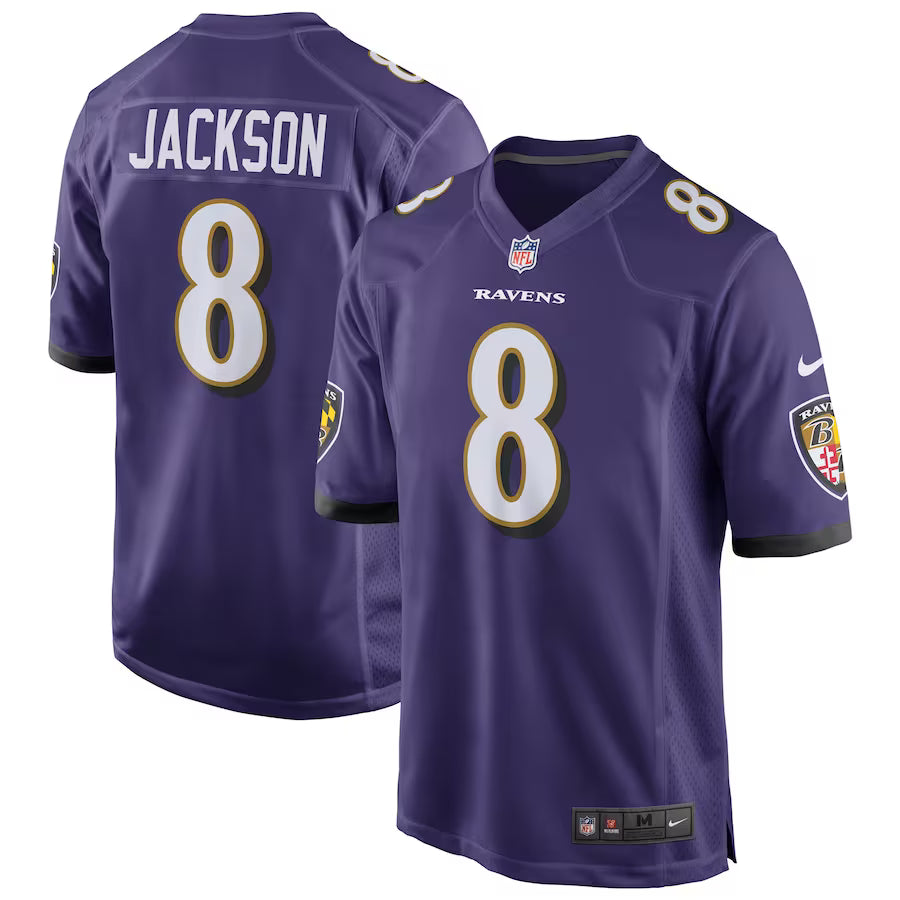 Lamar Jackson Baltimore Ravens Game Jersey - Purple - NFL