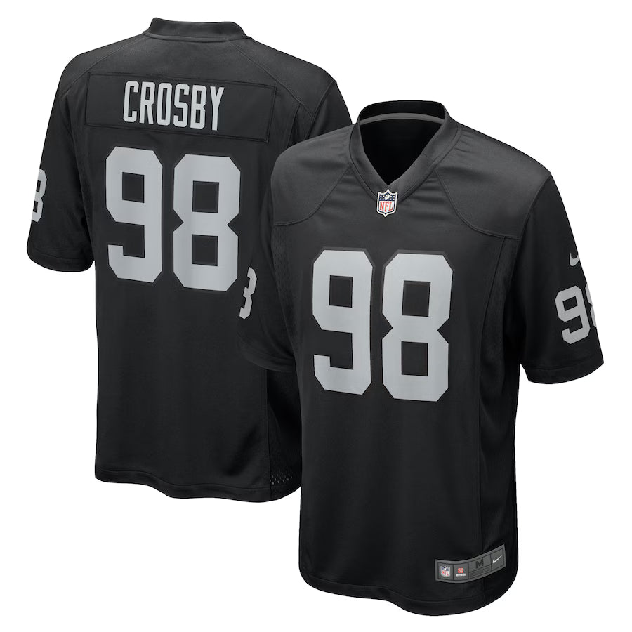 Maxx Crosby Las Vegas Raiders Game Jersey - Black - NFL