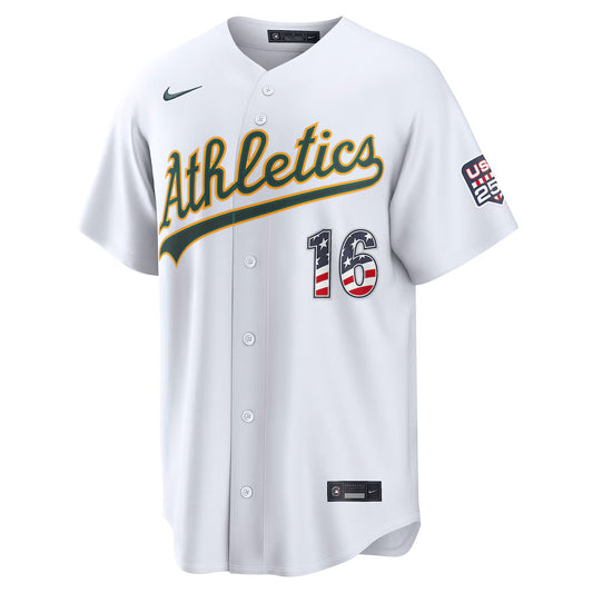 Nick Kurtz Athletics USA 250 Fourth of July Home Baseball Jersey â White