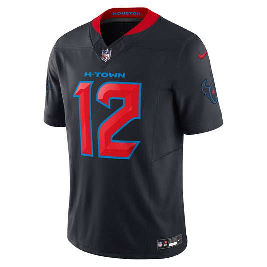 Nico Collins #12 Houston Texans Alternate 2 Vapor F.U.S.E. Limited Football Jersey